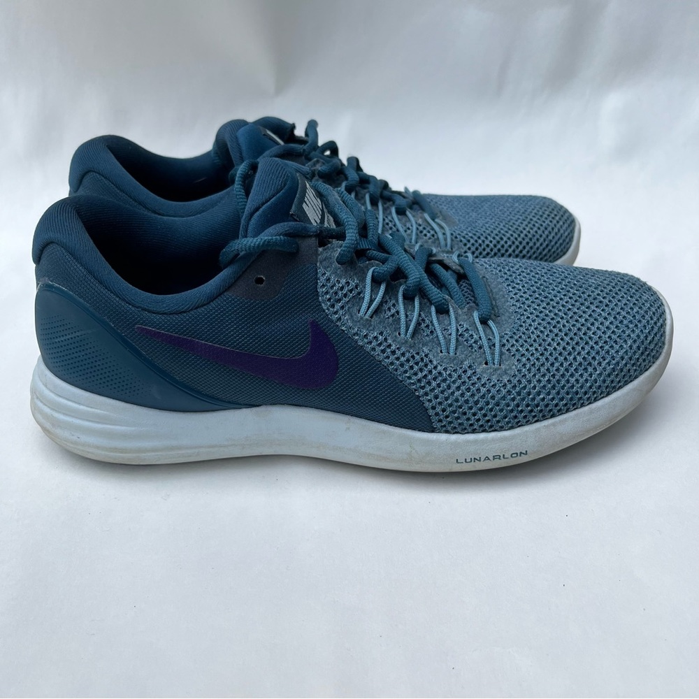 🏔️ Nike Women’s Blue Lunar Apparent Running Shoes Size 8.5